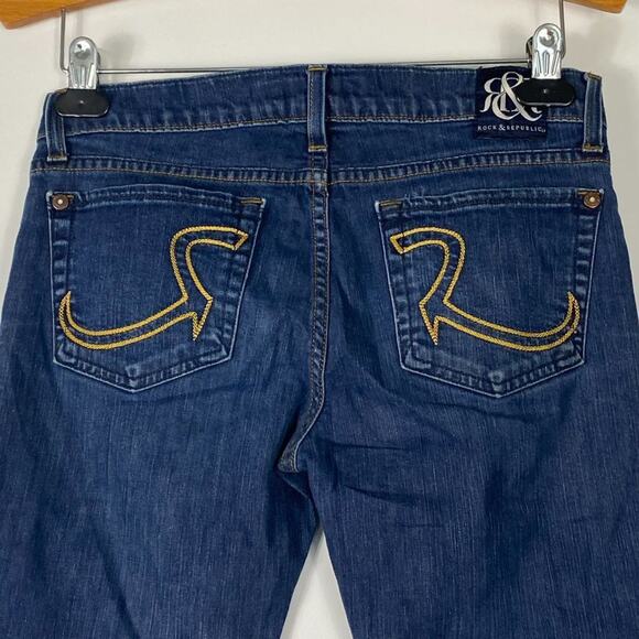 Rock & Republic Denim Berlin Cropped Super Skinny Jeans - Picture 9 of 16